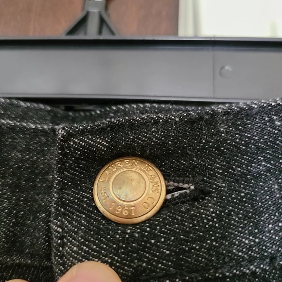 Lauren Jeans Co. Ralph Lauren Black Jeans Size 10 - Picture 5 of 10